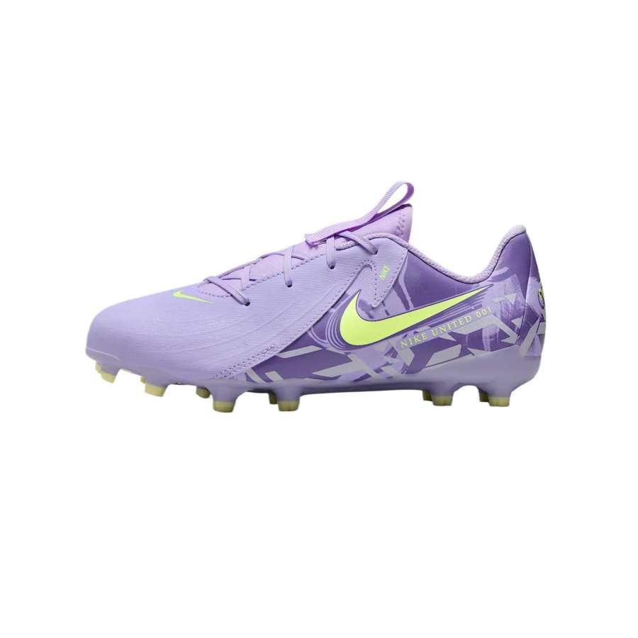 Nike Nike Jr. Phantom GX 2 Academy Synthetic Leather Slip Resistant Slip Resistant Low top Kids' Soccer Shoes Purple Kids'