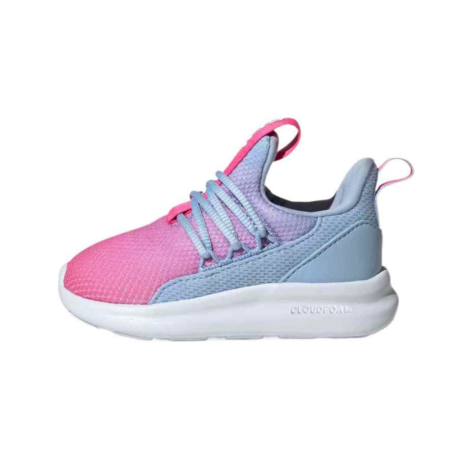 Adidas Adidas LITE RACER ADAPT 7.0 Fabric Lightweight Cushioning Low top Toddler Shoes Blue Pink Infant And Toddler