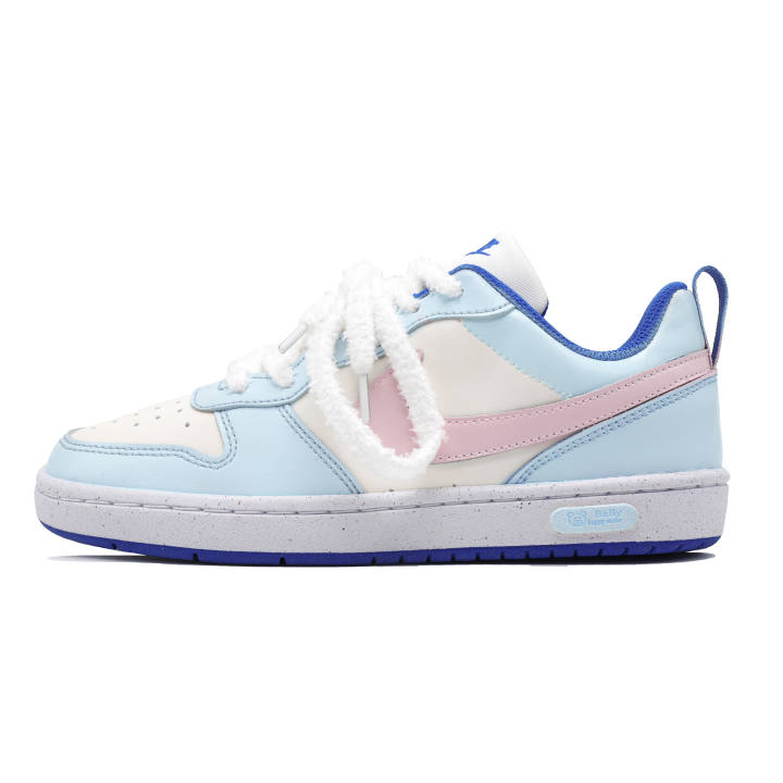 Nike Nike Court Borough Cushioning Low top Kids' Skateboarding Shoes Light Blue Teenagers