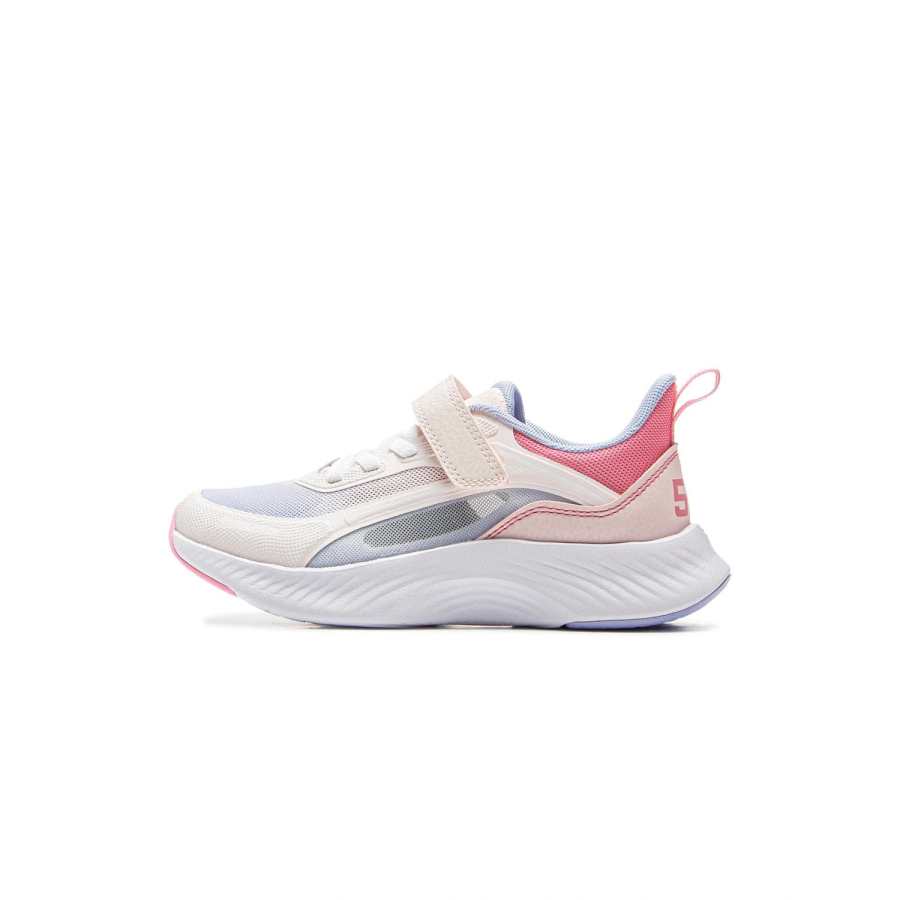 Li-Ning YOUNG Li Ning YOUNG Sports Life Collection Synthetic Leather Cushioning Rebound Breathable Low top Kids Lifestyle Shoes