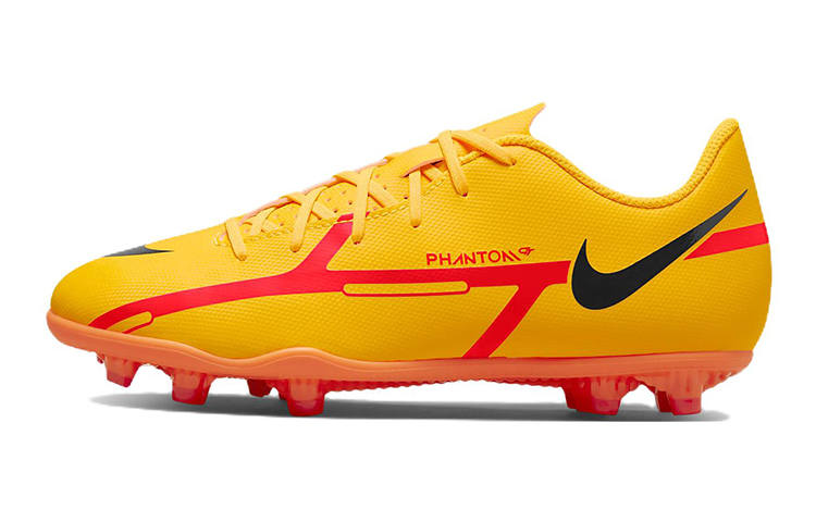 Nike Nike Phantom GT Jr. 2 Club MG Slip Resistant Cushioning Abrasion Resistant Low top Soccer Shoes Orange Kids'
