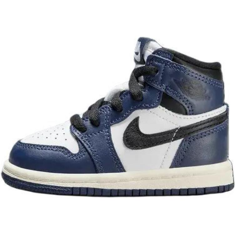 Jordan Jordan Air Jordan 1 Abrasion Resistant High top Toddler Shoes White Blue Infant And Toddler