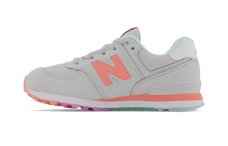 New Balance New Balance NB 574 Cushioning Slip Resistant Abrasion Resistant Breathable Casual Shoes Children Aged 3 7 Years Old