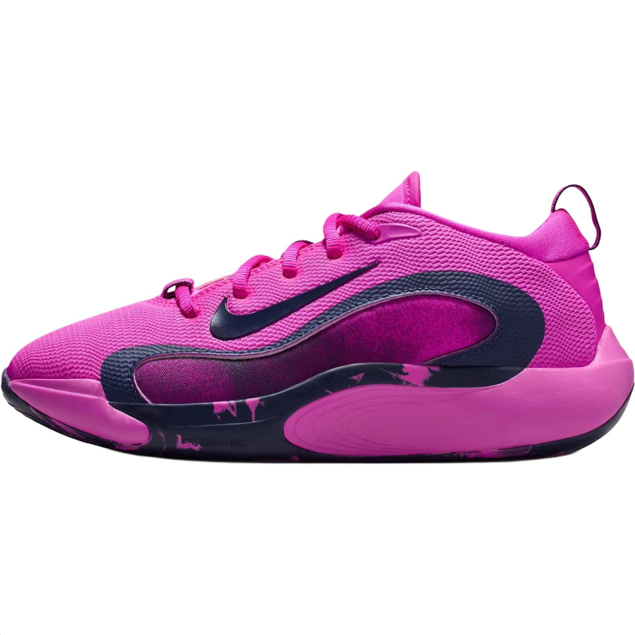 Nike Nike ISOFLY Low top Children's Basketball Shoes Midnight Marine Blue/Purple Kids'
