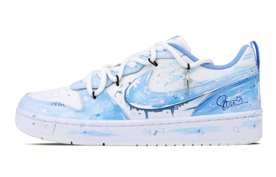 Nike Nike Court Borough Star Dream Low top Kids' Skateboarding Shoes Blue Teenagers