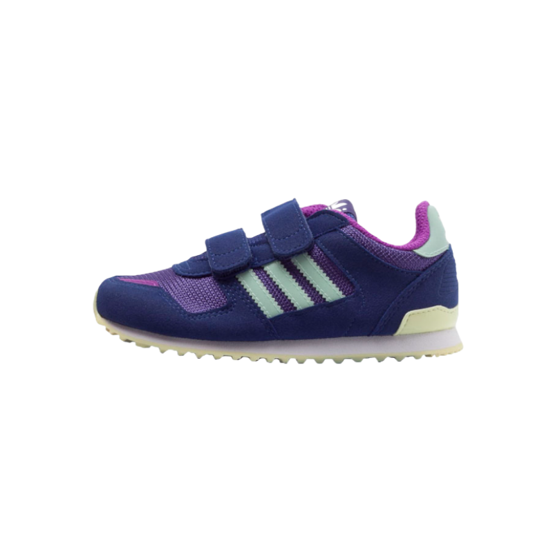 Adidas Originals ZX 700 Slip Resistant Abrasion Resistant Low top Toddler Shoes Blue Infant And Toddler