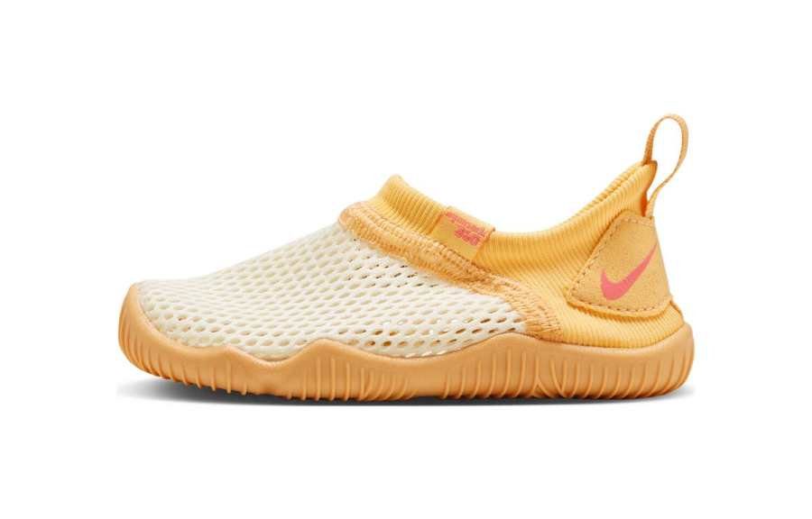 Nike Nike Aqua Sock 360 Aqua TD Slip Resistant Anti Kick Slip Resistant Anti Kick Low top Toddler Shoes Yellow White