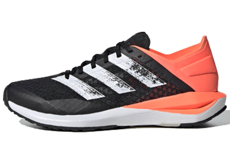 Adidas Adidas Rapidafaito Summer.Rdy J Slip Resistant Anti Kick Low top Kids' Running Shoes Black Orange Teenagers