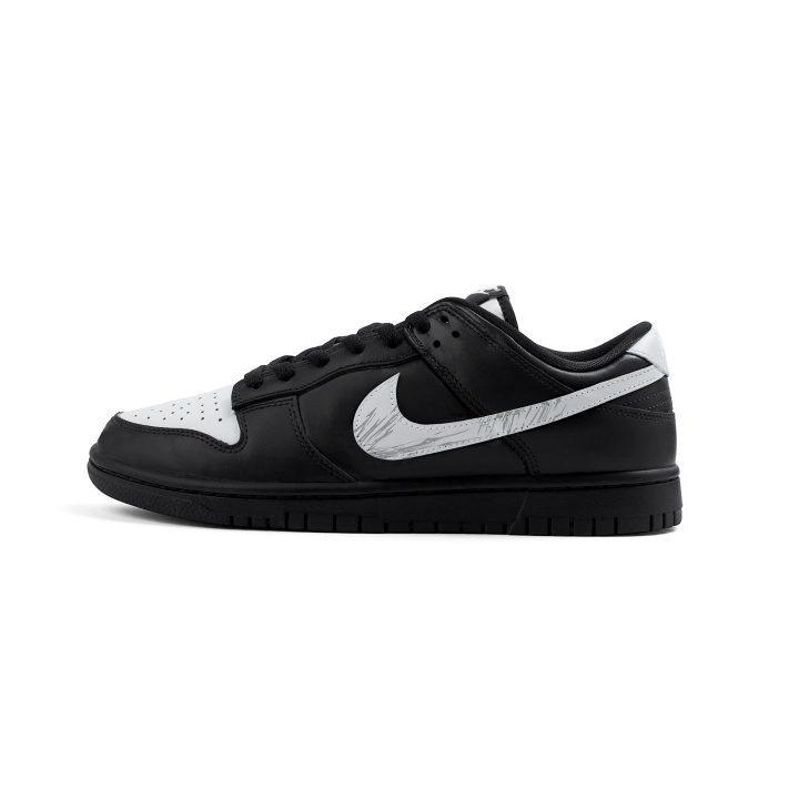 Nike Nike Dunk Leather Slip Resistant Lightweight Cushioning Low top Kids' Skateboarding Shoes Black Kids'