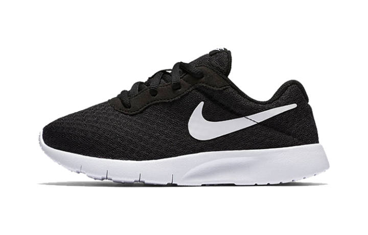 Nike Nike Tanjun Low top Kids Lifestyle Shoes Black White Children Aged 3 7 Years Old