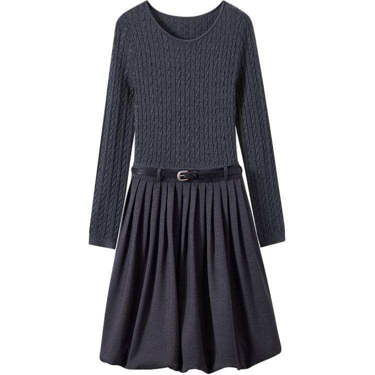 XIANGYING Long Sleeved Dress Women's