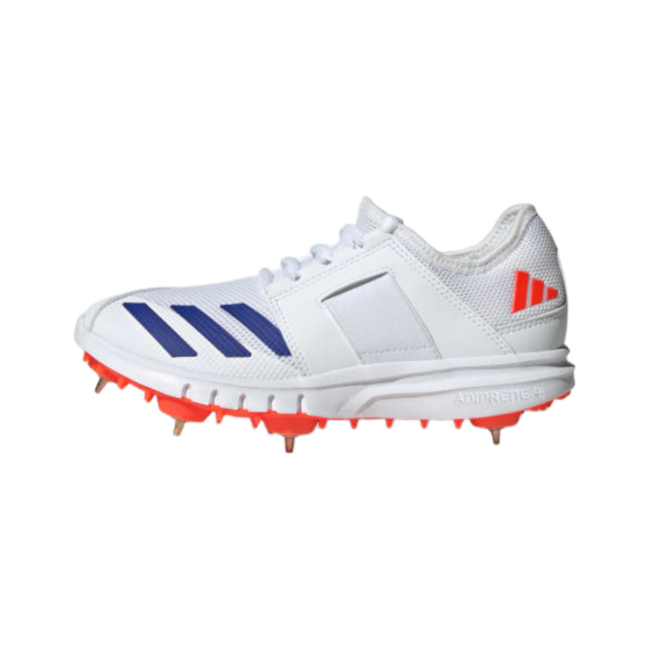 Adidas Adidas Howzat Spike Junior 20 Breathable, Slip Resistant, And Abrasion Resistant Low top Kids' Training Shoes White