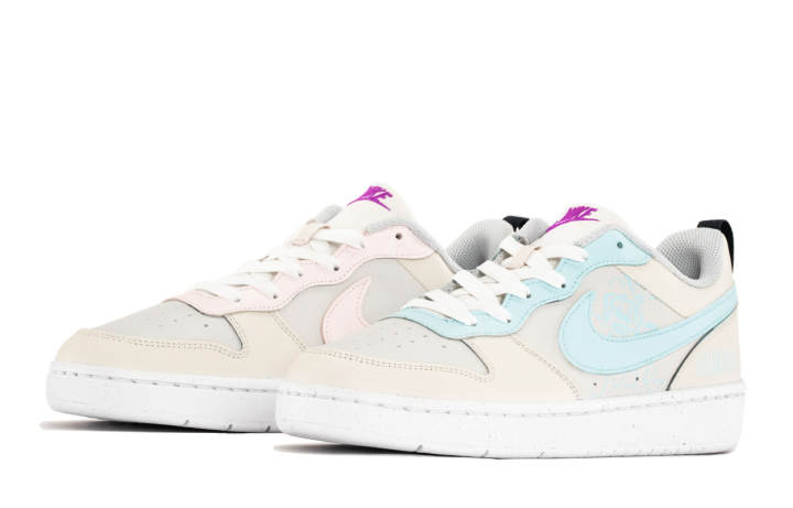 Nike Nike Court Borough Leather Slip Resistant Cushioning Slip Resistant Cushioning Low top Kids' Skateboarding Shoes