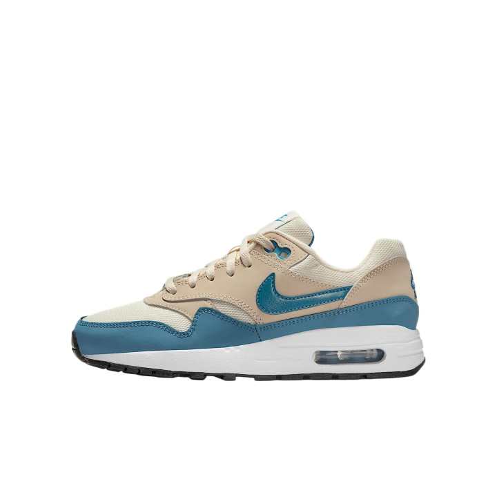 Nike Nike Air Max 1 Leather, Textile Kids' Running Shoes Blue White Kids'