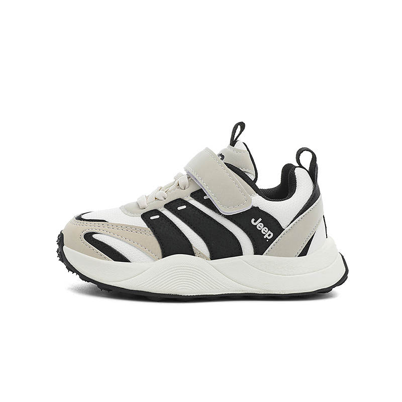 Jeep Urban Outdoors Low top Running Shoes Ivory White/Black Kids'
