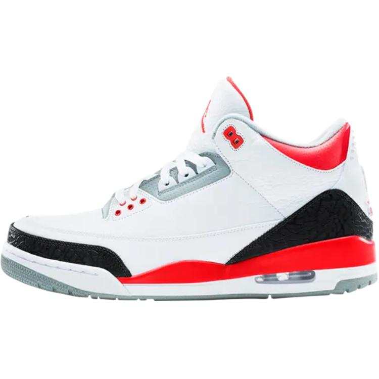Jordan Jordan Air Jordan 3 Mid top Children's Basketball Shoes White Children Aged 3 7 Years Old
