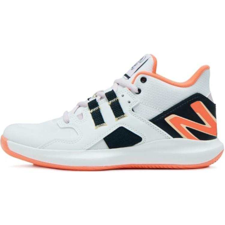 New Balance New Balance Coco CG1 Synthetic Leather Mid top Kids' Training Shoes Ecru/Black/Orange Kids'