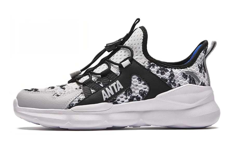 Antakids Low top Casual Shoes White Black Gray Teenagers