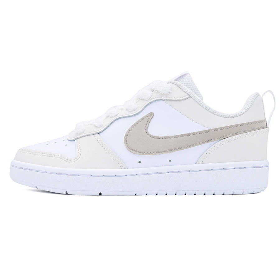Nike Nike Court Borough Low 2 Leather Low top Kids' Skateboarding Shoes Light Yellow Teenagers