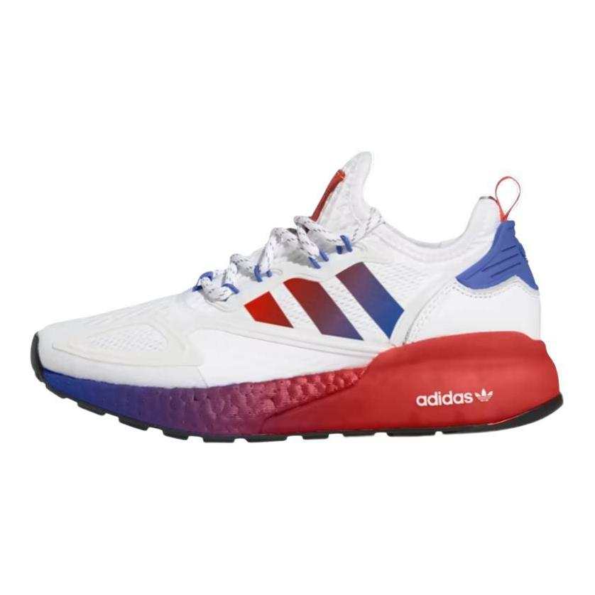 Adidas Originals Adidas ZX 2K Boost White Solar Red Blue GS