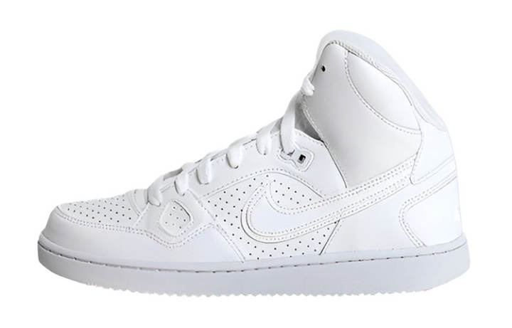 Nike Nike Son Of Force Mid top Skateboard Shoes Pure White Unisex