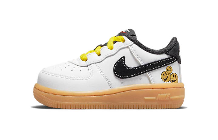 Nike Nike Air Force 1 LV8 Low top Skateboard Shoes White Brown Infant And Toddler