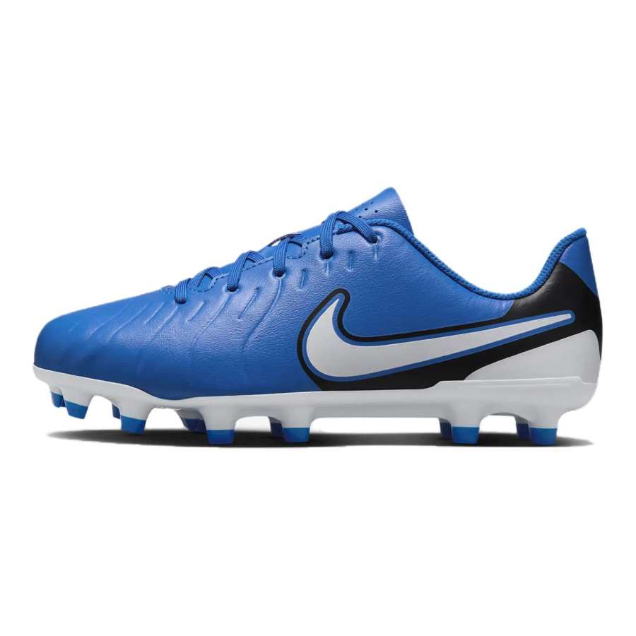 Nike Nike Tiempo Legend 10 Slip Resistant Low top Kids' Soccer Shoes Blue White Kids'