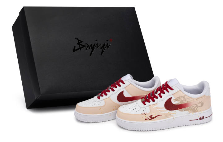 Nike Nike Air Force 1 LE 811 Manufacturing, Monkey Red Cloud Slip Resistant Cushioning Abrasion Resistant Low top