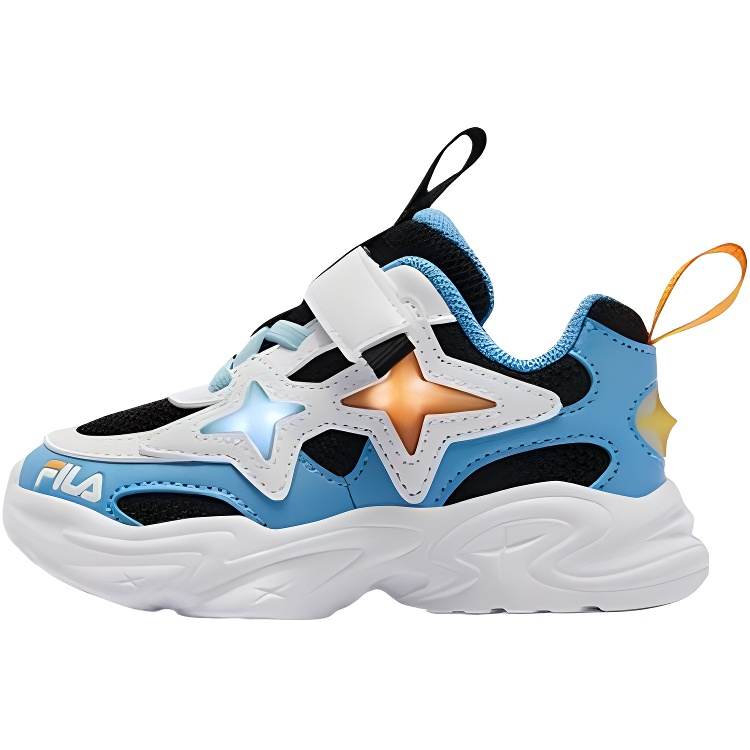 FILA KIDS Polaris Abrasion Resistant Abrasion Resistant Low top Kids' Training Shoes Black/Alaska Blue