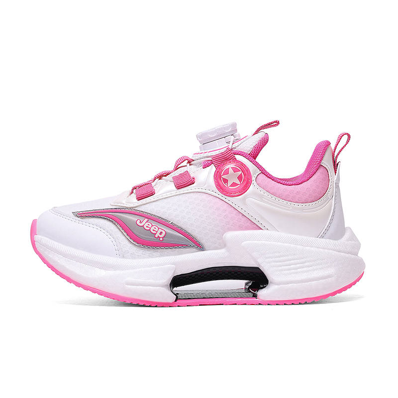 Jeep Slip Resistant, Abrasion Resistant, Lightweight Cushioning Kids' Running Shoes Peach Pink Kids'