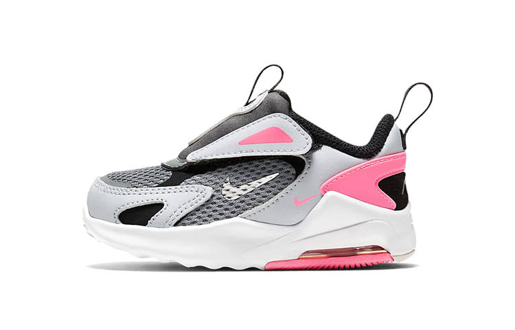 Nike Nike Air Max Bolt Lightweight Cushioning Breathable Low top Toddler Shoes Black Gray Pink Infant And Toddler
