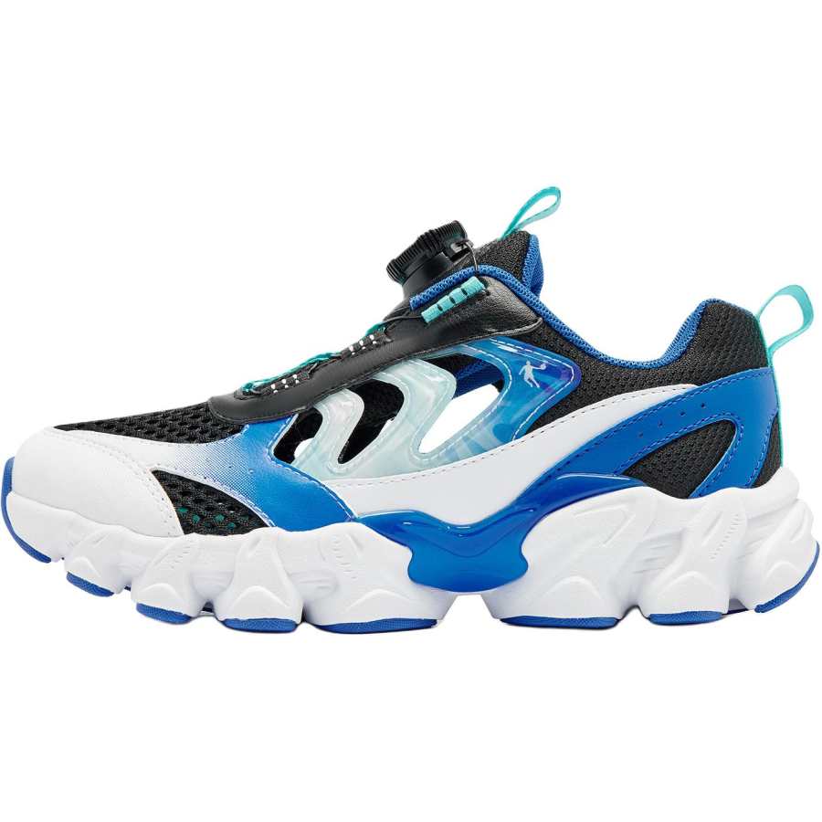 QIAODAN Whale Wave 2.0 Knob Low top Sandal White Black Blue Teenagers