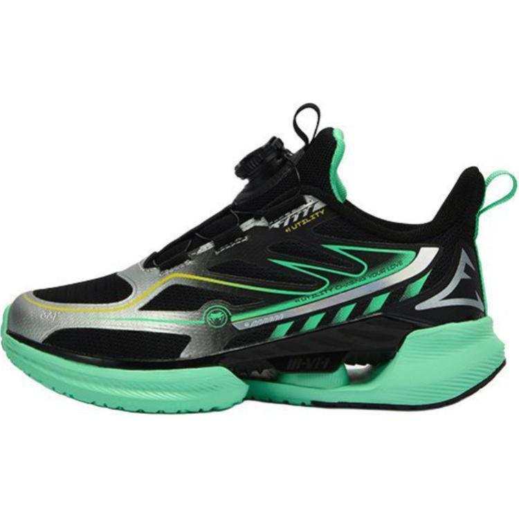 361°KIDS Low top Running Shoes Carbon Black/Silver/Bud Green Teenagers