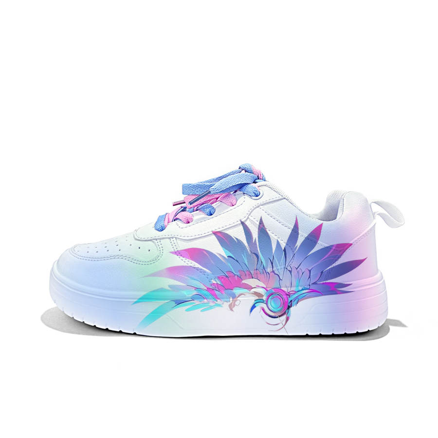 ZUOLENGCHAN Synthetic Leather Fashion Trend Low top Casual Shoes Unisex