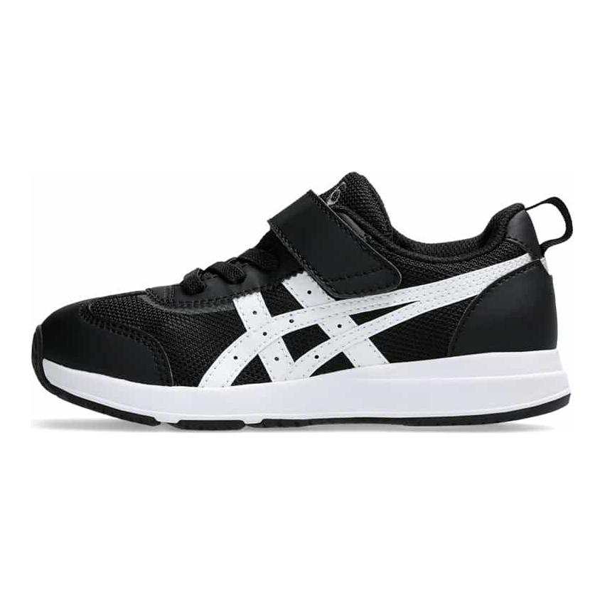 Asics Cotton Fabric Kids Lifestyle Shoes Black White Kids'