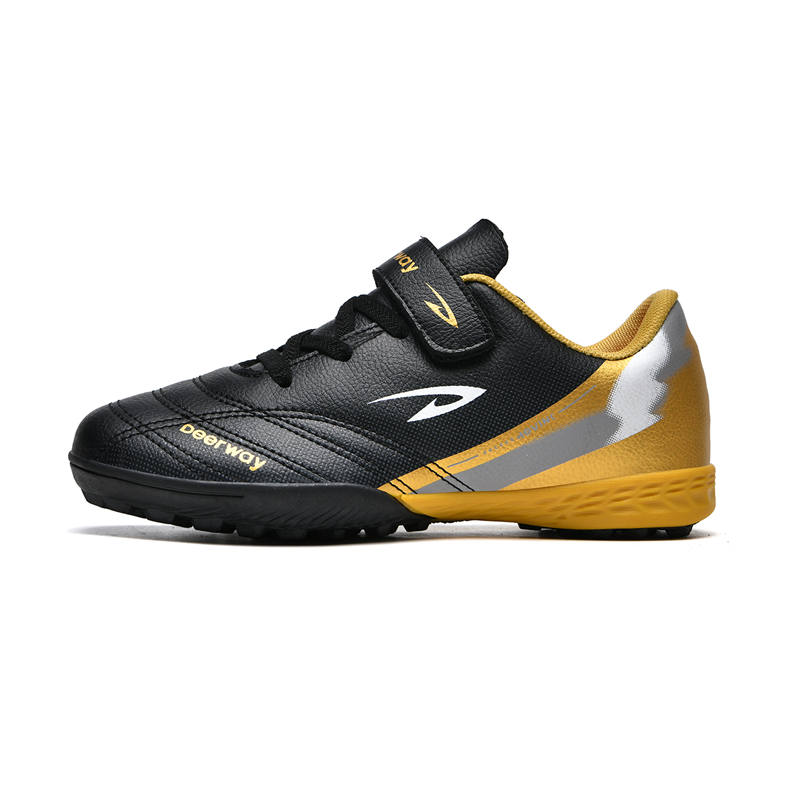 DEERWAY Low top Kids' Soccer Shoes Black Gold Kids'