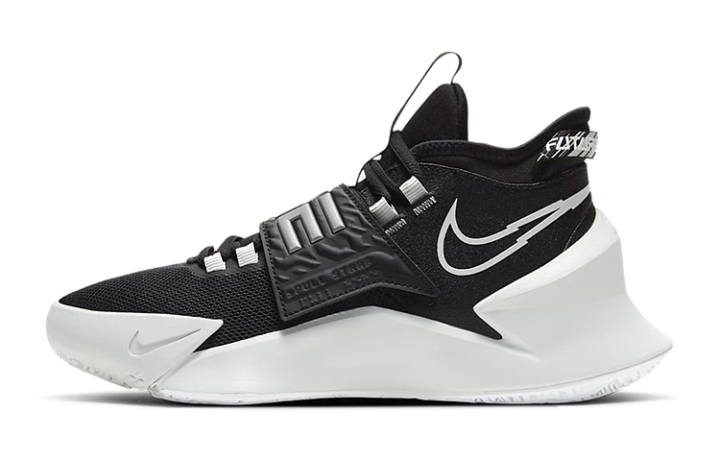 Nike Nike Future Court 3 Mid top Basketball Shoes Black White Unisex