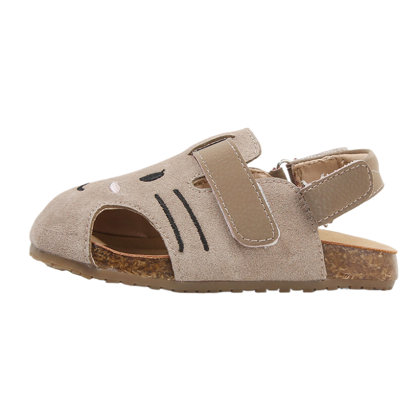 MAIBUXIONG Suede Breathable Children's Sandals Children Aged 3 7 Years Old