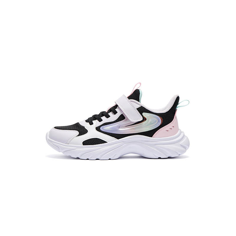 361°KIDS Cushioning, Wear Resistant Low top Casual Shoes Black White Purple Kids'