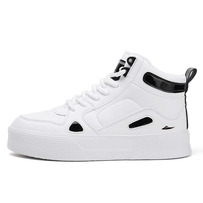 KUDING Non slip Lightweight High top Skateboard Shoes Men's