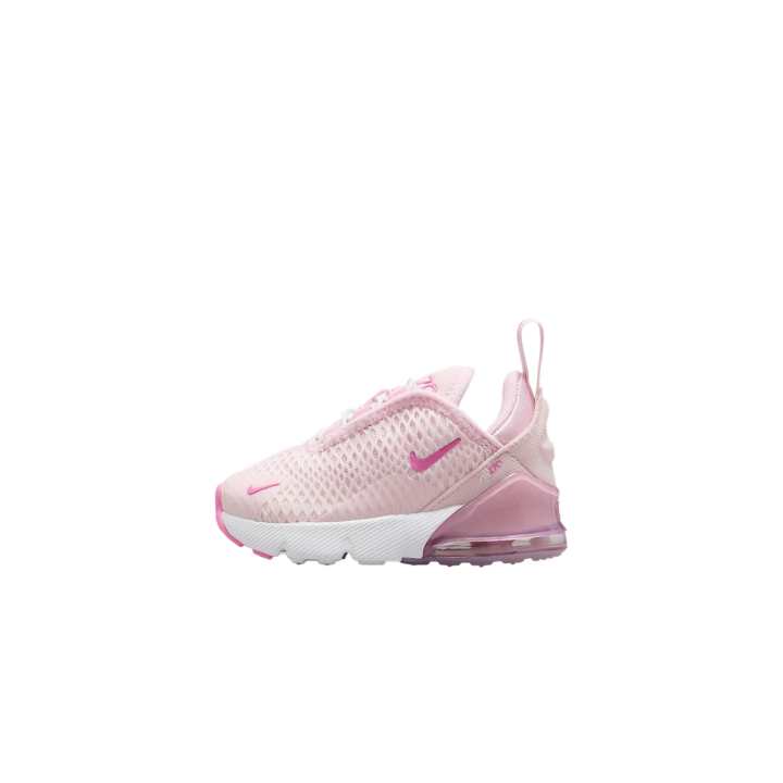Nike Nike Air Max 270 Breathable Lightweight Cushioning Breathable Lightweight Cushioning Kids' Training Shoes Pink