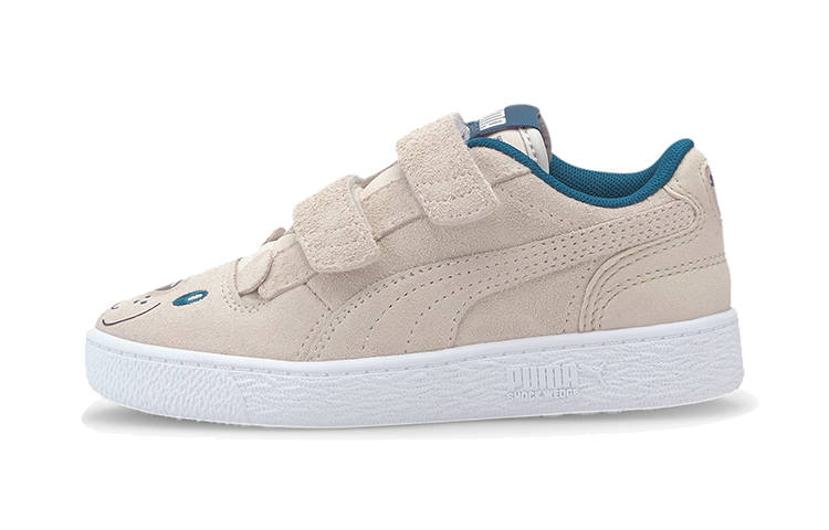 PUMA Ralph Sampson Animals Low top Kids' Skateboarding Shoes White Gray Children Aged 3 7 Years Old