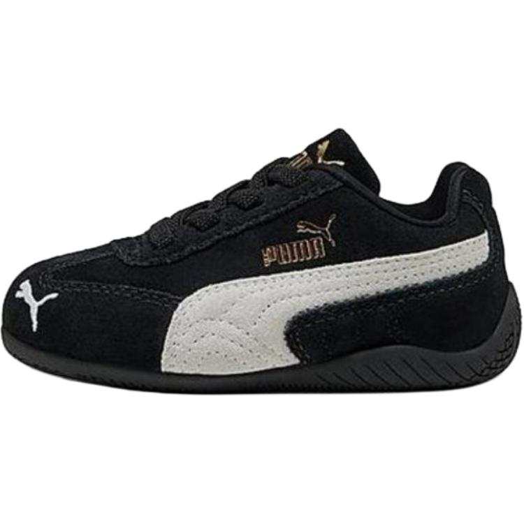 PUMA Speedcat Low top Toddler Shoes Black White Infant And Toddler