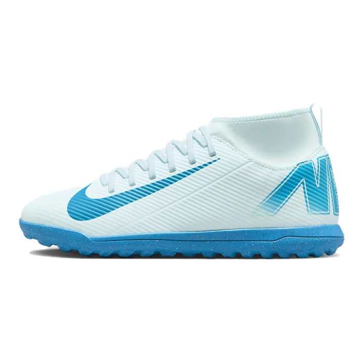 Nike Nike Assassin's Collection Mid top Kids' Soccer Shoes White Blue Kids'