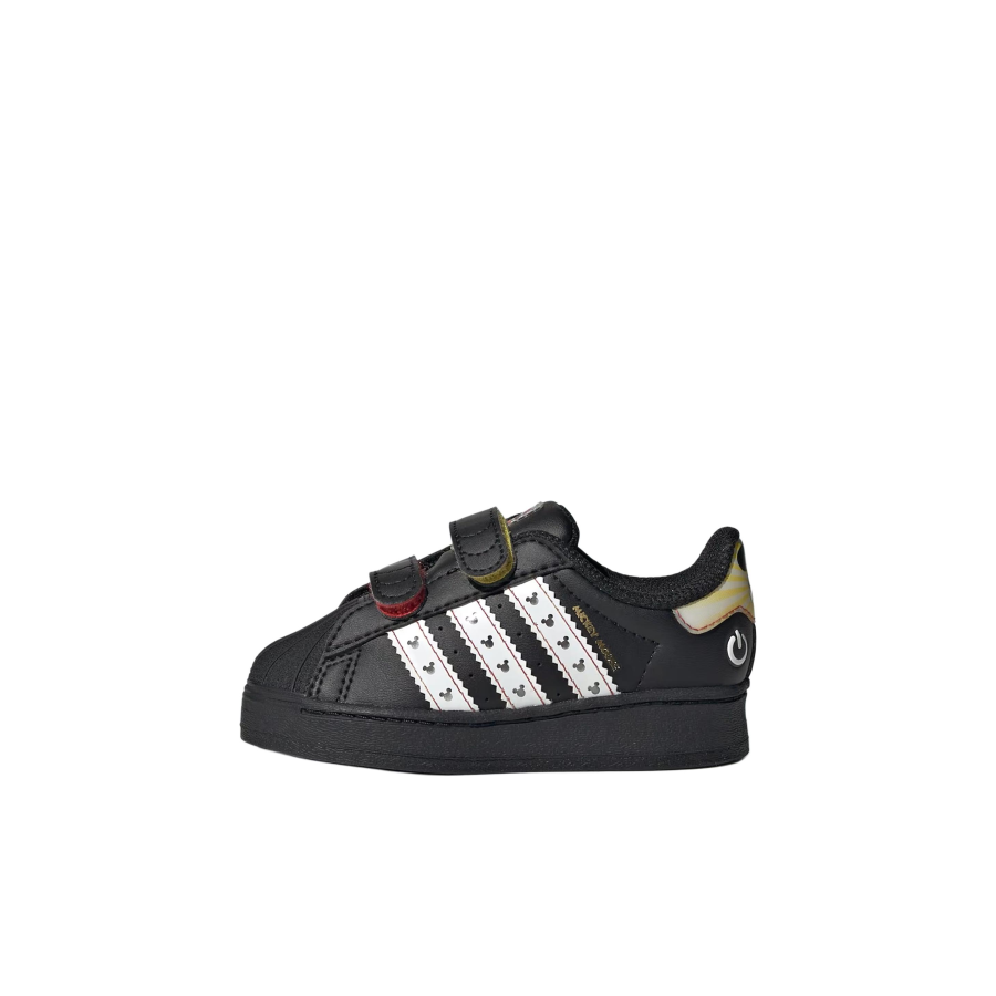 Adidas Originals x Disney SST Low top Toddler Shoes Black Infant And Toddler