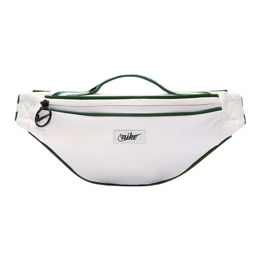 Nike Nike Heritage Fabric Fanny Pack Unisex Phantom Gray & White & Fir Green