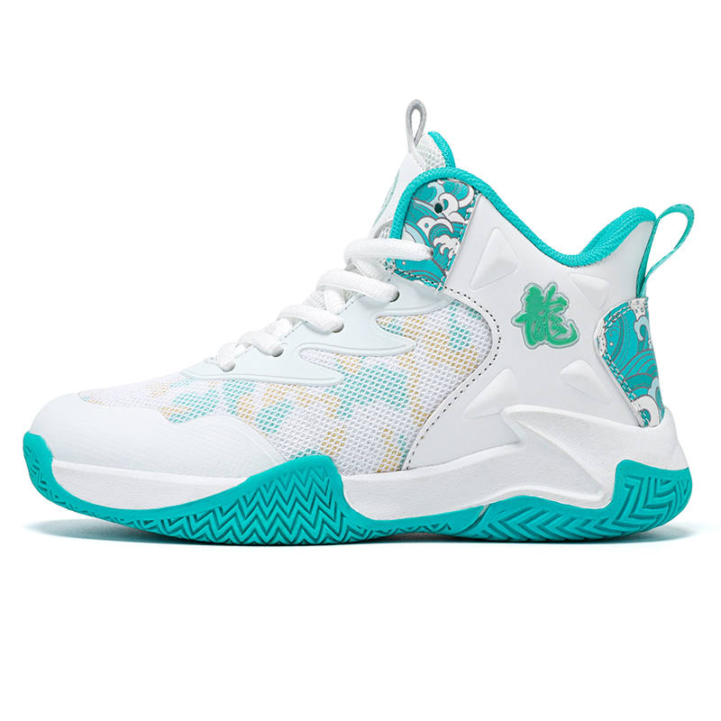 JIAFEIMAO Abrasion Resistant Rebound Breathable Lightweight Cushioning High top Children's Basketball Shoes Kids'