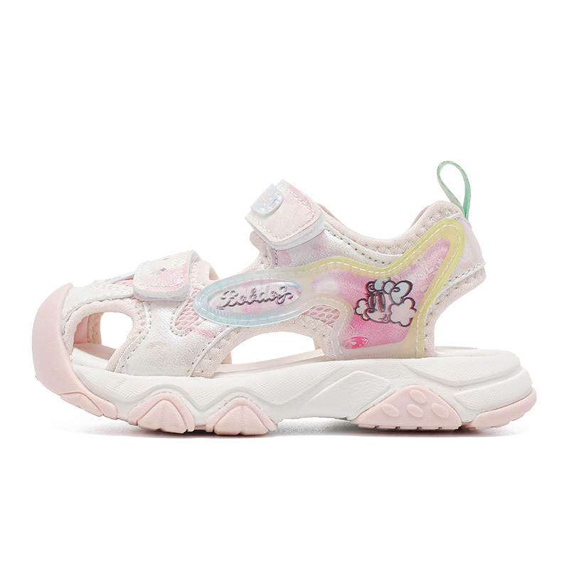 BOBDOG Synthetic Leather Rebound Breathable Rebound And Breathable Low top Children's Sandals