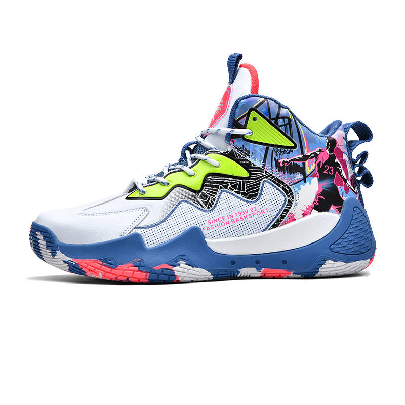 TONYBEAR Abrasion Resistant Abrasion Resistant High top Children's Basketball Shoes Teenagers