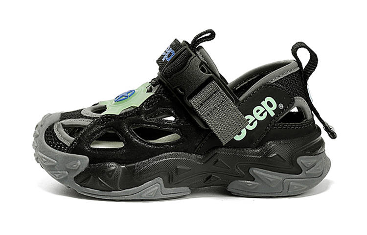Jeep Children's Sandals Black Gray Kids'